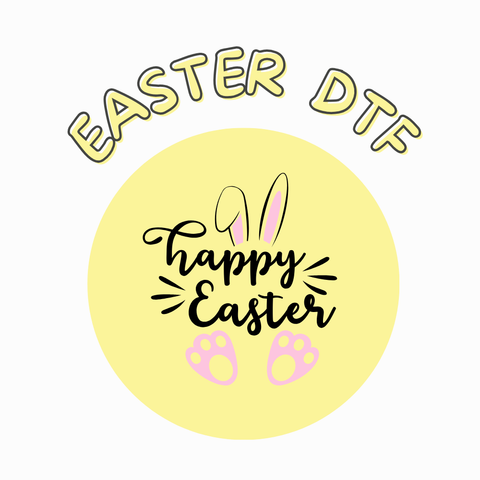 Happy Easter DTF Transfers: Ready to Press