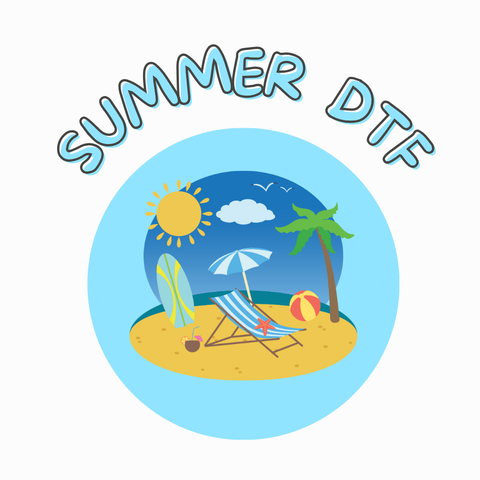 Summer DTF Transfers Ready To Press