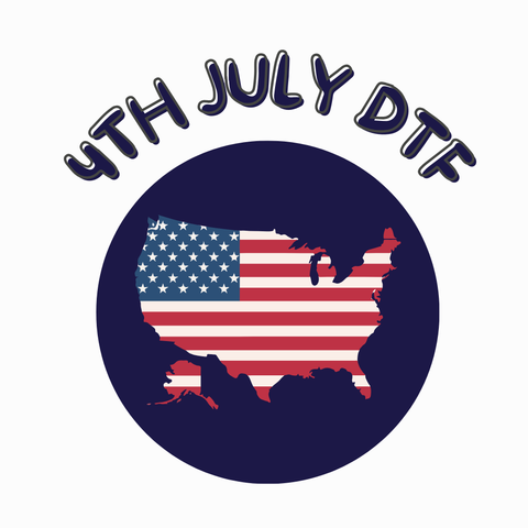 4th of July DTF Ready to Press Designs